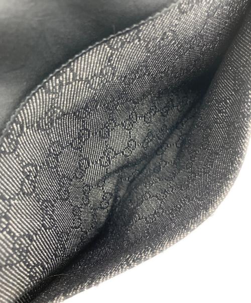 GUCCI（グッチ）GUCCI (グッチ) GGキャンバス　ショルダーバッグ ブラックの古着・服飾アイテム