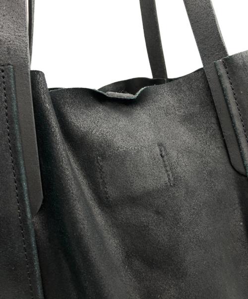 DIESEL（ディーゼル）DIESEL (ディーゼル) レザースタッズトートバッグ ブラックの古着・服飾アイテム