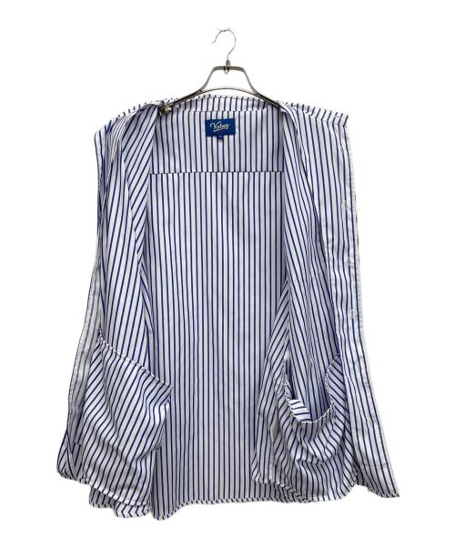 KEBOZ（ケボズ）KEBOZ (ケボズ) 長袖シャツ ブルー サイズ:XLの古着・服飾アイテム