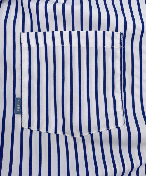 KEBOZ（ケボズ）KEBOZ (ケボズ) 長袖シャツ ブルー サイズ:XLの古着・服飾アイテム