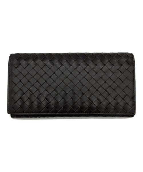 BOTTEGA VENETA（ボッテガベネタ）BOTTEGA VENETA (ボッテガベネタ) 長財布 ブラウンの古着・服飾アイテム