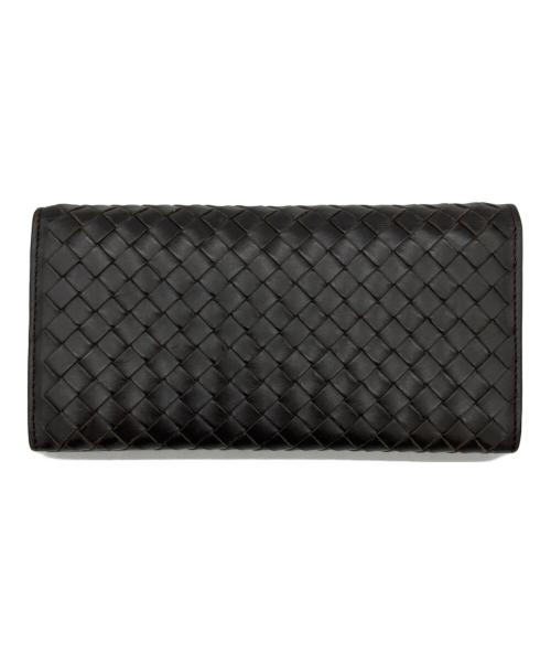 BOTTEGA VENETA（ボッテガベネタ）BOTTEGA VENETA (ボッテガベネタ) 長財布 ブラウンの古着・服飾アイテム