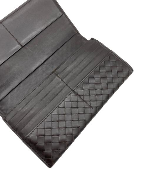 BOTTEGA VENETA（ボッテガベネタ）BOTTEGA VENETA (ボッテガベネタ) 長財布 ブラウンの古着・服飾アイテム