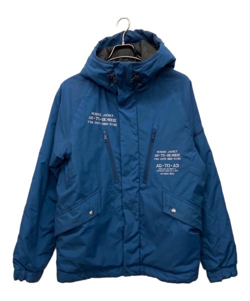 AVIREX（アヴィレックス）AVIREX (アヴィレックス) 中綿コート ブルー サイズ:Lの古着・服飾アイテム