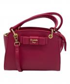 Samantha Vegaサマンサベガ）の古着「2WAYショルダーポーチ」｜ショッキングピンク