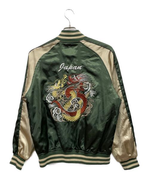 一心如鏡（イッシンニョキョウ）一心如鏡 (イッシンニョキョウ) スカジャン グリーン サイズ:Mの古着・服飾アイテム