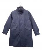 green label relaxingグリーンレーベルリラクシング）の古着「ライナー付きコート」｜ブルー