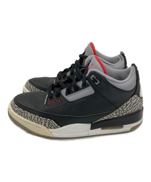 NIKE（ナイキ）NIKE (ナイキ) Air Jordan 3 Retro  ブラック サイズ:27㎝の古着・服飾アイテム