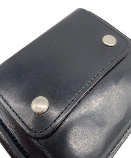 SLOW（スロウ）SLOW (スロウ) 2つ折り財布 ブラックの古着・服飾アイテム