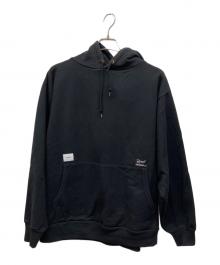 WTAPS（ダブルタップス）の古着「LLW HOODED COPO　プルオーバーパーカー」｜ブラック