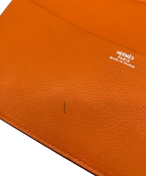 HERMES（エルメス）HERMES (エルメス) 手帳カバー オレンジの古着・服飾アイテム