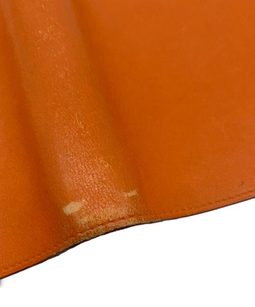 HERMES（エルメス）HERMES (エルメス) 手帳カバー オレンジの古着・服飾アイテム