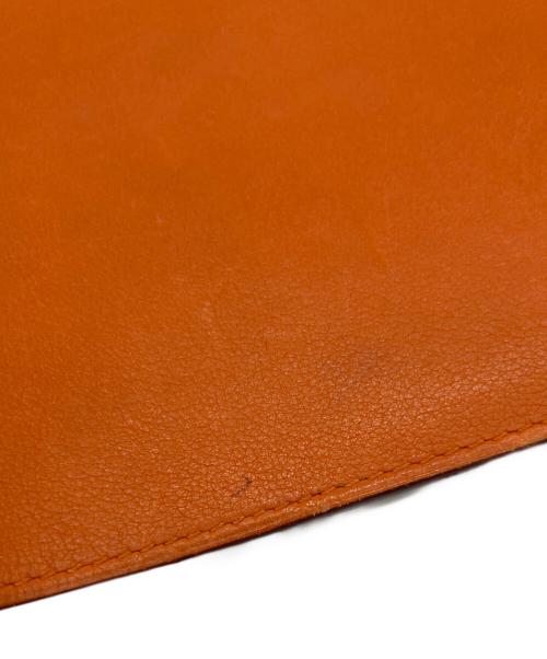 HERMES（エルメス）HERMES (エルメス) 手帳カバー オレンジの古着・服飾アイテム