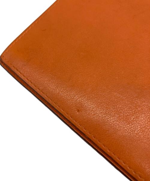 HERMES（エルメス）HERMES (エルメス) 手帳カバー オレンジの古着・服飾アイテム