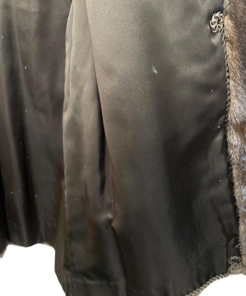 古着（フルギ）古着 (フルギ) 毛皮ハーフコート ブラウン サイズ:サイズ表記無しの古着・服飾アイテム