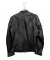 nano・universe (ナノ・ユニバース) ラムレザージャケット ブラック サイズ:L：7000円