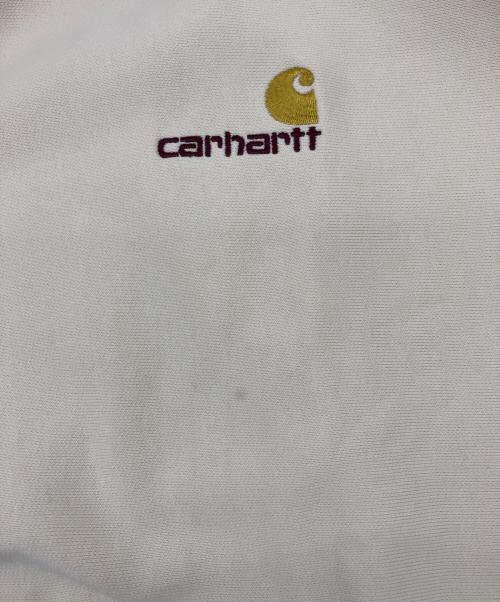 Carhartt WIP（カーハート ワークインプログレス）Carhartt WIP (カーハート ワークインプログレス) American Script hoodie ベージュ サイズ:Mの古着・服飾アイテム