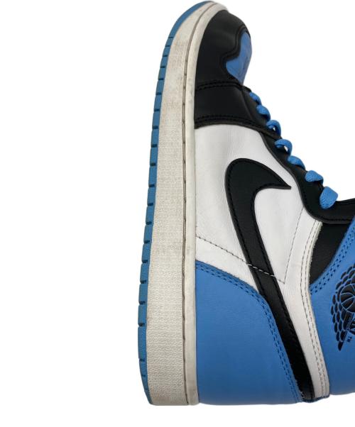 NIKE（ナイキ）NIKE (ナイキ) Air Jordan 1 ブラック×ブルー サイズ:27.5㎝の古着・服飾アイテム