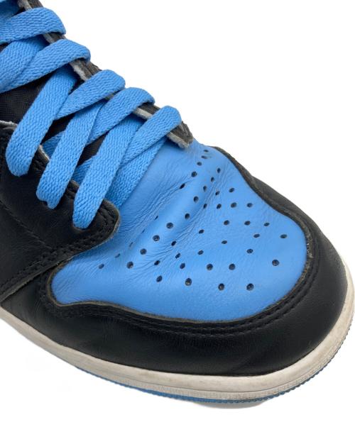 NIKE（ナイキ）NIKE (ナイキ) Air Jordan 1 ブラック×ブルー サイズ:27.5㎝の古着・服飾アイテム