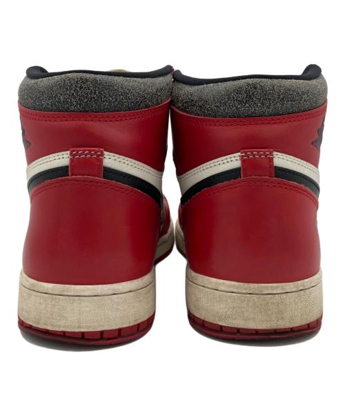 NIKE（ナイキ）NIKE (ナイキ) Air Jordan 1 Hig ホワイト×レッド サイズ:27.5㎝の古着・服飾アイテム