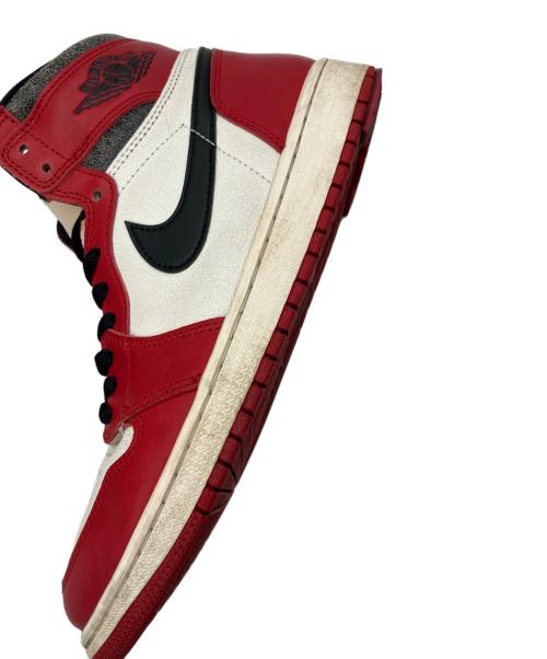 NIKE（ナイキ）NIKE (ナイキ) Air Jordan 1 Hig ホワイト×レッド サイズ:27.5㎝の古着・服飾アイテム