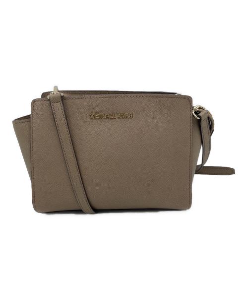 MICHAEL KORS（マイケル・コース）MICHAEL KORS (マイケル・コース) セルマ　ショルダーバッグ ブラウンの古着・服飾アイテム