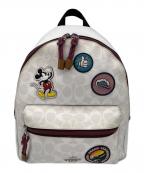 COACH×DISNEYコーチ×ディズニー）の古着「リュック」｜ベージュ