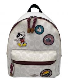 COACH×DISNEY（コーチ×ディズニー）の古着「リュック」｜ベージュ