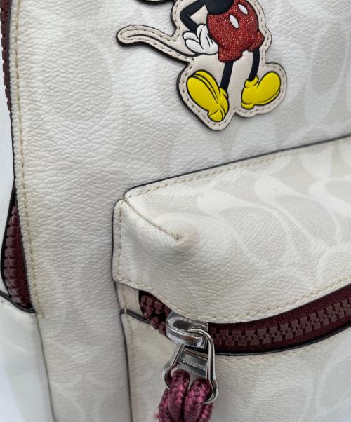 COACH（コーチ）COACH (コーチ) Disney (ディズニー) リュック ベージュの古着・服飾アイテム