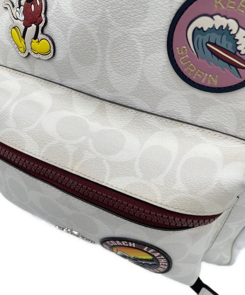 COACH（コーチ）COACH (コーチ) Disney (ディズニー) リュック ベージュの古着・服飾アイテム