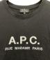 中古・古着 A.P.C. (アーペーセー) 半袖Tシャツ ブラック サイズ:L：4000円