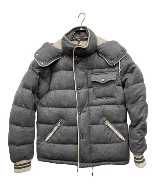 MONCLER（モンクレール）MONCLER (モンクレール) ダウンジャケット グレー サイズ:1の古着・服飾アイテム