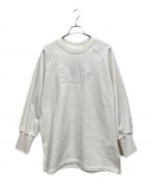 S / ile（シール）の古着「スウェットシャツ」｜アイボリー