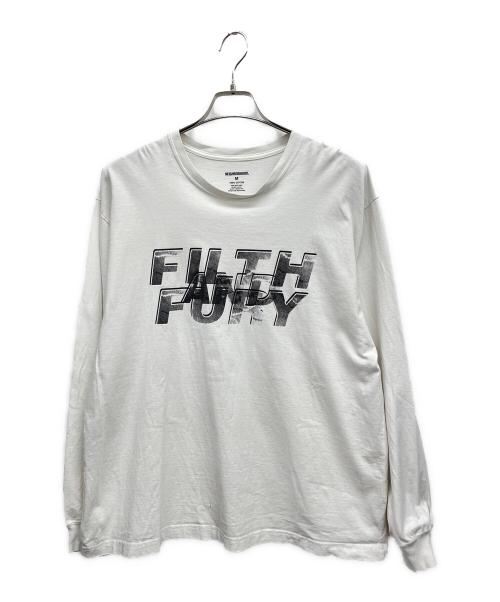 NEIGHBORHOOD（ネイバーフッド）NEIGHBORHOOD (ネイバーフッド) 長袖カットソー ホワイト サイズ:Mの古着・服飾アイテム