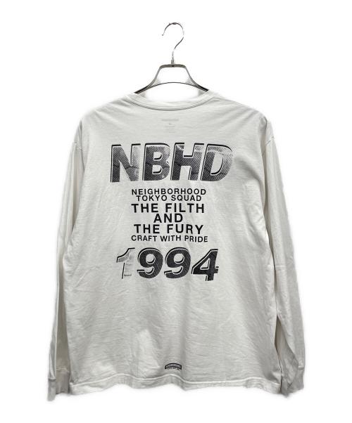 NEIGHBORHOOD（ネイバーフッド）NEIGHBORHOOD (ネイバーフッド) 長袖カットソー ホワイト サイズ:Mの古着・服飾アイテム