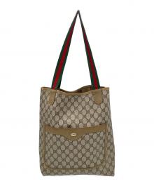 GUCCI（グッチ）の古着「GG 　OLD GUCCI　 シェリーライン　トートバッグ」｜ブラウン