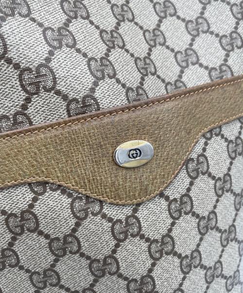 GUCCI（グッチ）GUCCI (グッチ) GG 　OLD GUCCI　 シェリーライン　トートバッグ ブラウンの古着・服飾アイテム