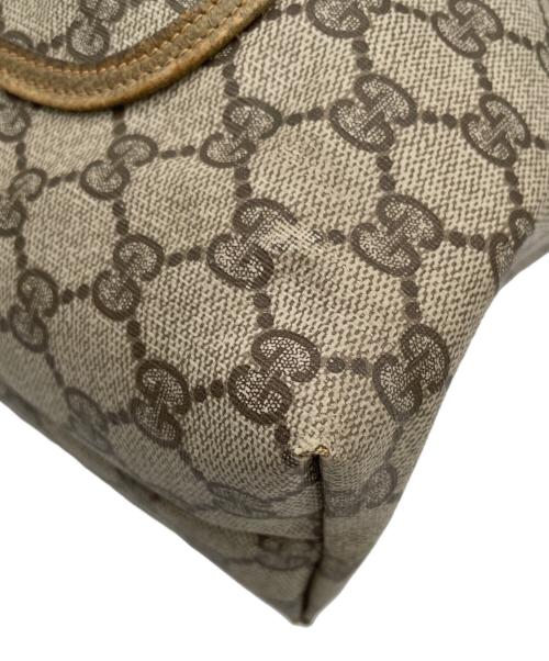 GUCCI（グッチ）GUCCI (グッチ) GG 　OLD GUCCI　 シェリーライン　トートバッグ ブラウンの古着・服飾アイテム