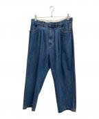 FARAHファーラー）の古着「Two-tuck Wide Tapered Pants」｜インディゴ
