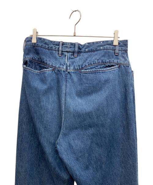 FARAH（ファーラー）FARAH (ファーラー) Two-tuck Wide Tapered Pants インディゴ サイズ:32の古着・服飾アイテム