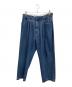 FARAH（ファーラー）の古着「Two-tuck Wide Tapered Pants」｜インディゴ