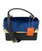 Folli Follieフォリフォリ）の古着「2WAYショルダーバッグ」｜ネイビー×ブラック