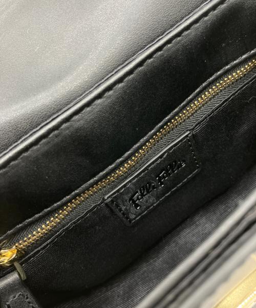 Folli Follie（フォリフォリ）Folli Follie (フォリフォリ) 2WAYショルダーバッグ ネイビー×ブラックの古着・服飾アイテム