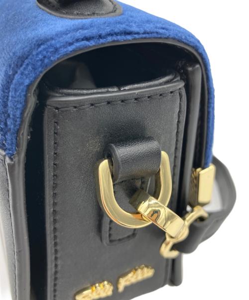 Folli Follie（フォリフォリ）Folli Follie (フォリフォリ) 2WAYショルダーバッグ ネイビー×ブラックの古着・服飾アイテム