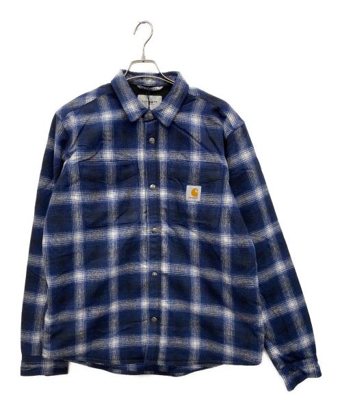 Carhartt WIP（カーハート ワークインプログレス）Carhartt WIP (カーハート ワークインプログレス) LASHLEY SHIRT JAC ネイビー サイズ:Lの古着・服飾アイテム