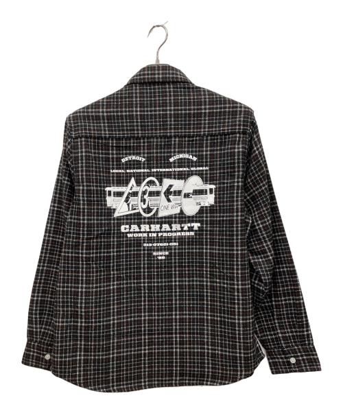 CarHartt（カーハート）CarHartt (カーハート) CarHartt 　L/S RUNAWAY MILLETT SHIRT(ロングスリーブランウェイミレットシャツ) ブラウン サイズ:Sの古着・服飾アイテム