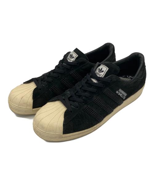 adidas Originals（アディダスオリジナル）adidas originals (アディダスオリジナル) NEIGHBORHOOD (ネイバーフッド) NH SHELLTOE ブラック サイズ:27.5㎝の古着・服飾アイテム
