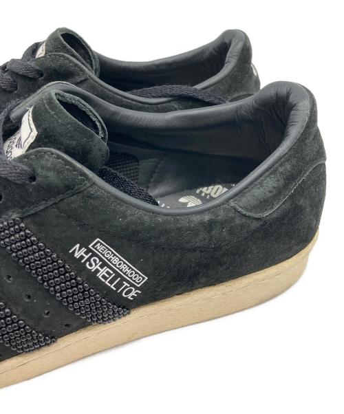 adidas Originals（アディダスオリジナル）adidas originals (アディダスオリジナル) NEIGHBORHOOD (ネイバーフッド) NH SHELLTOE ブラック サイズ:27.5㎝の古着・服飾アイテム