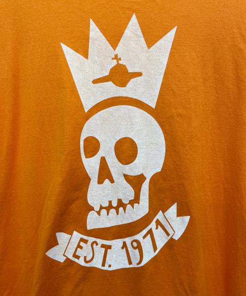 Vivienne Westwood（ヴィヴィアンウエストウッド）Vivienne Westwood (ヴィヴィアンウエストウッド) 半袖カットソー オレンジ サイズ:48の古着・服飾アイテム