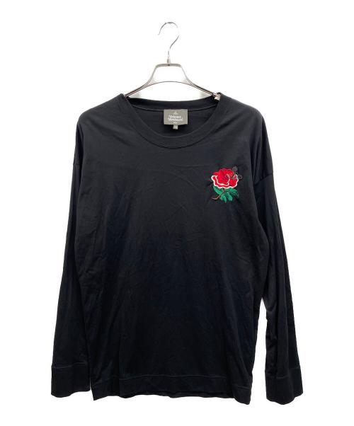 Vivienne Westwood（ヴィヴィアンウエストウッド）Vivienne Westwood (ヴィヴィアンウエストウッド) 長袖カットソー ブラック サイズ:44の古着・服飾アイテム